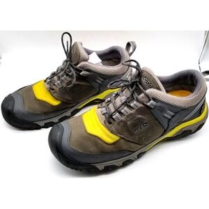 Keen Mens‎ Ridge Flex Hiking Shoes Gray 14
